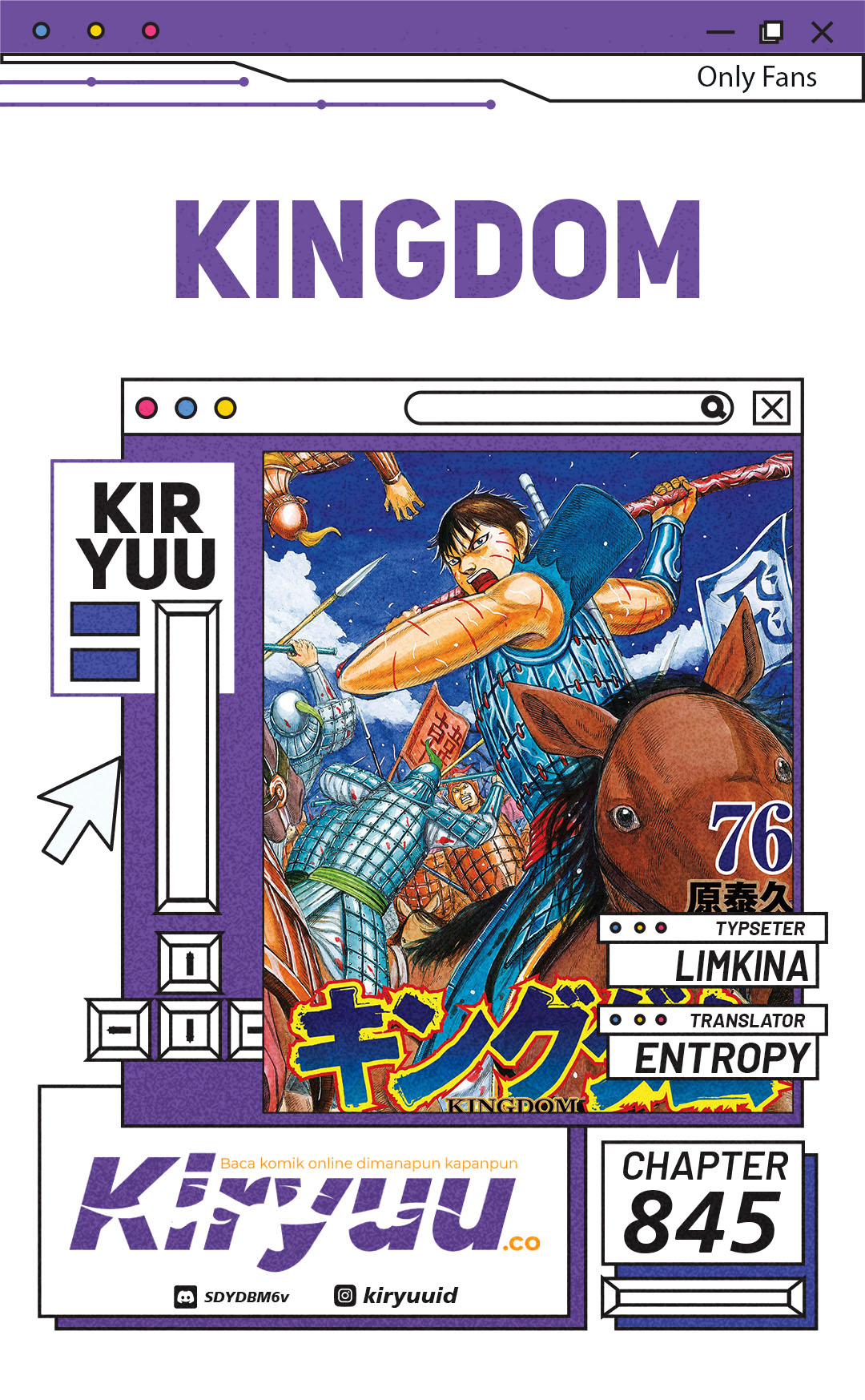 Kingdom Chapter 845 Gambar 1
