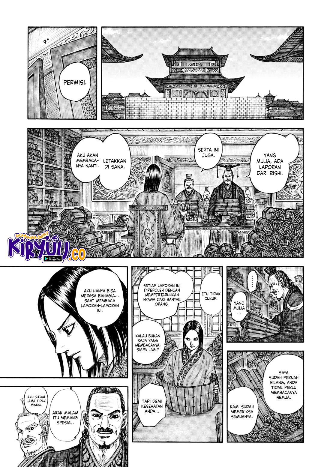 Kingdom Chapter 845 Gambar 4