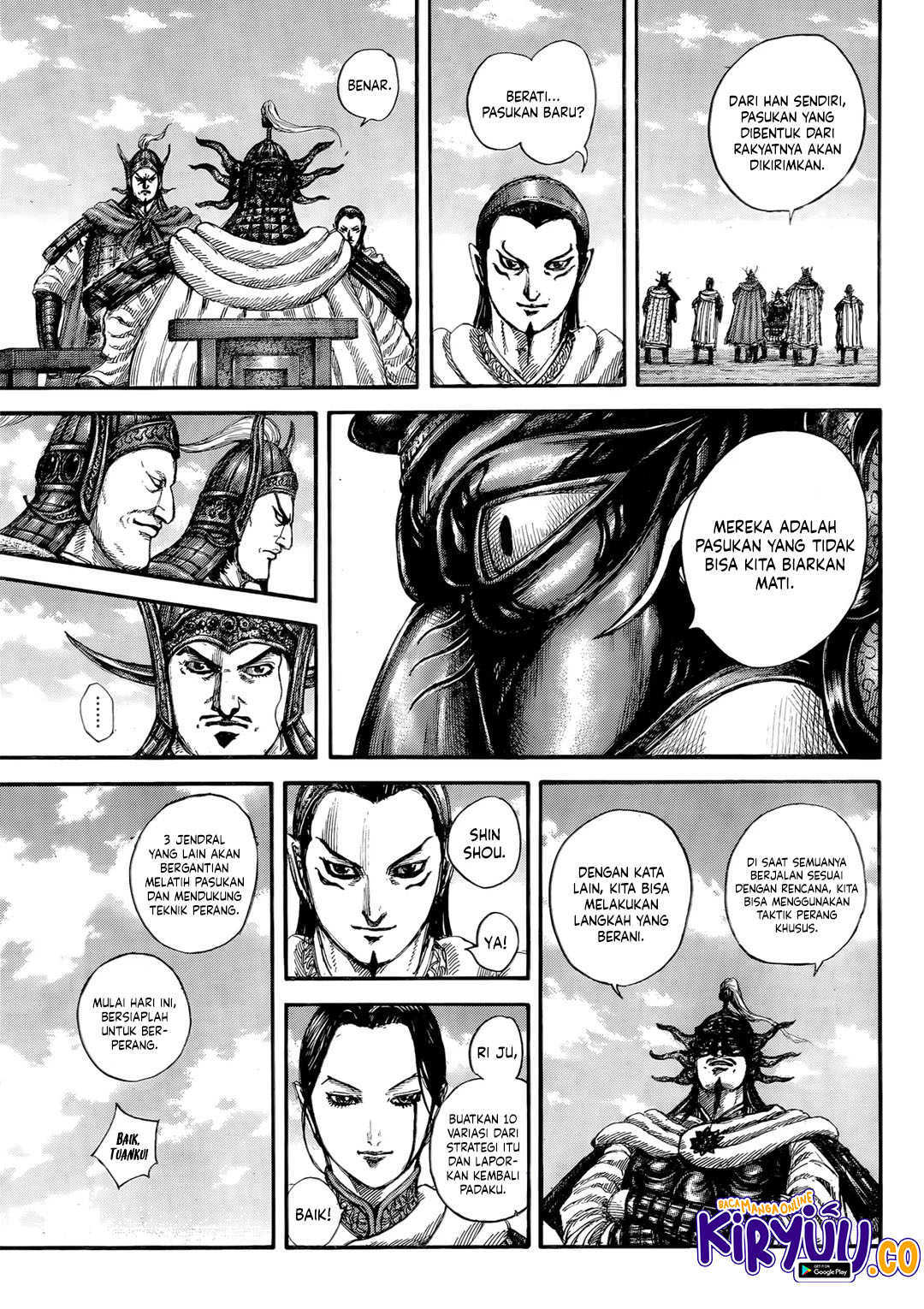 Kingdom Chapter 845 Gambar 17