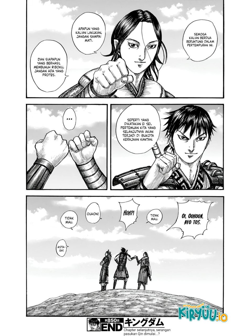 Kingdom Chapter 850 Gambar 19