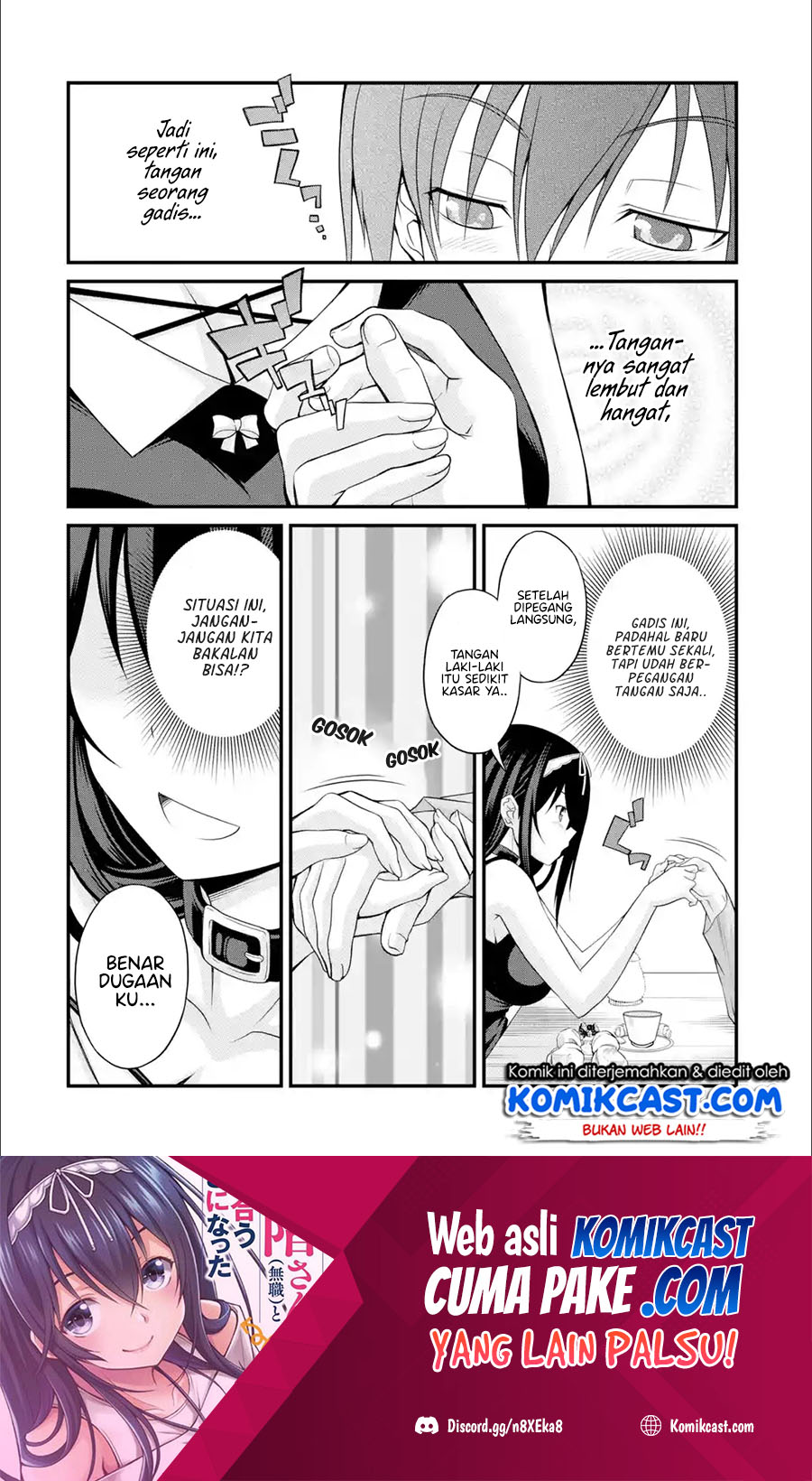 Kirei na Kurokami no Takashina-san (Mushoku) to Tsukiau Koto ni Natta Chapter 02.2 Gambar 2