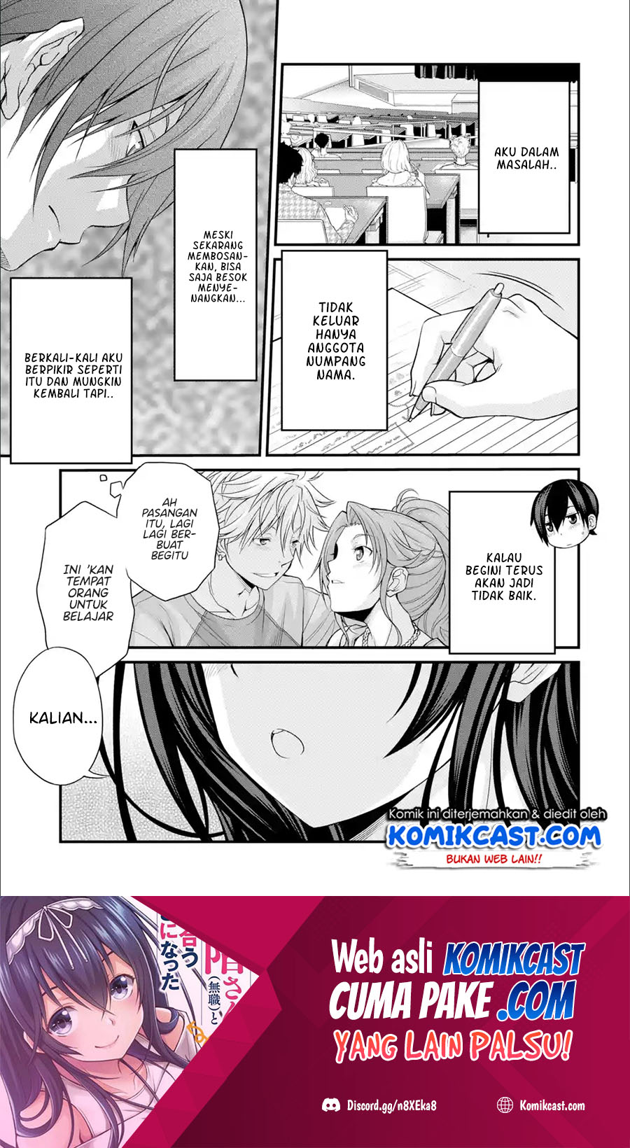 Kirei na Kurokami no Takashina-san (Mushoku) to Tsukiau Koto ni Natta Chapter 06.1 Gambar 8