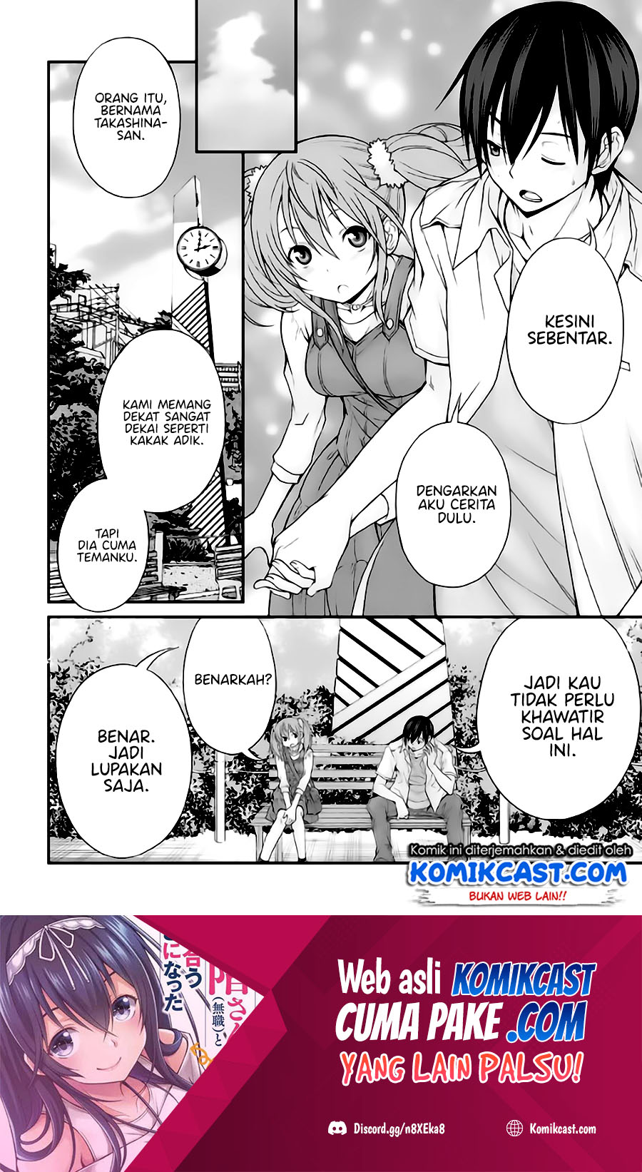 Kirei na Kurokami no Takashina-san (Mushoku) to Tsukiau Koto ni Natta Chapter 09.3 Gambar 2