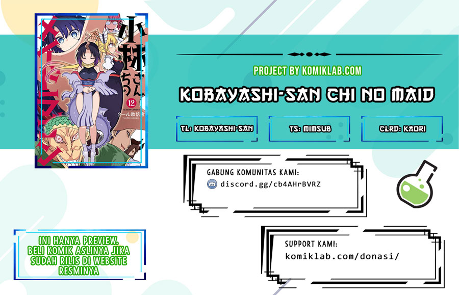 Kobayashi-san Chi no Maid Dragon Chapter 29 Gambar 1