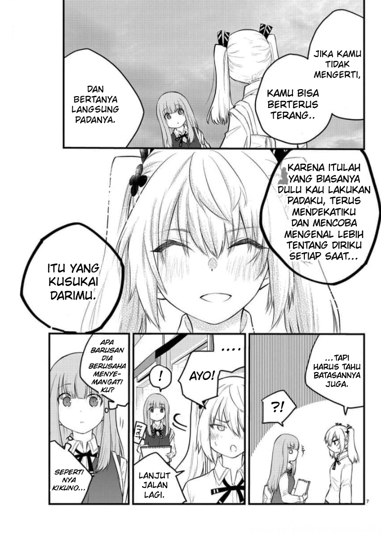 Koe ga dasenai Shoujo wa “Kanojo ga Yasashisugiru” to Omotte iru Chapter 76 Gambar 9