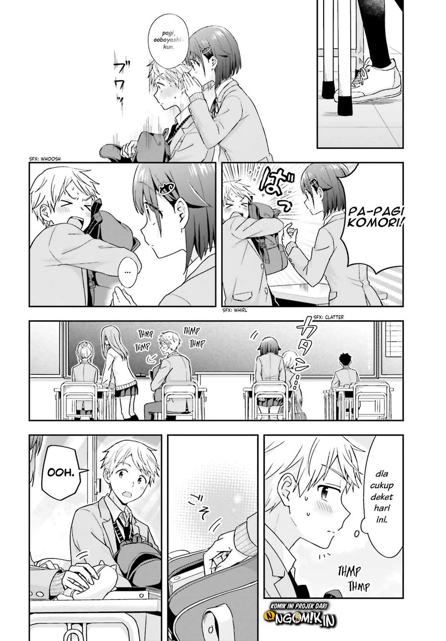 Koe no Chiisai Komori-san to Kuso Deka Oogoe no Oobayashi-kun Chapter 23 Gambar 3