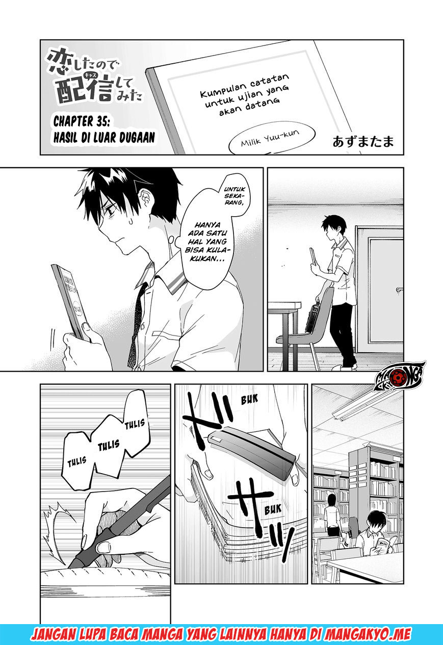 Koi Shita no de, Haishin Shite Mita Chapter 35 Gambar 2