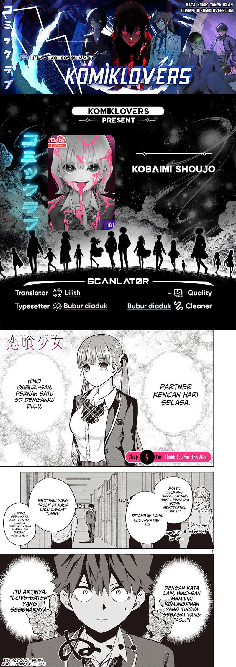 Koibami Shoujo Chapter 05 Gambar 1