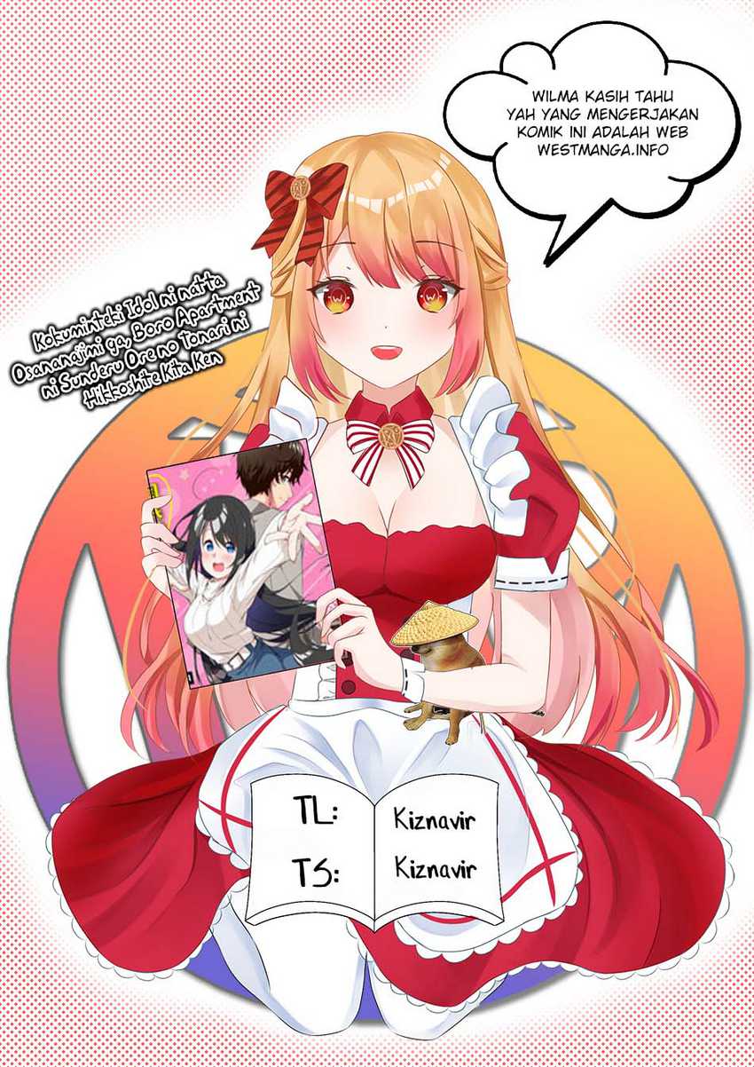 Kokuminteki Idol ni natta Osananajimi ga, Boro Apartment ni Sunderu Ore no Tonari ni Hikkoshite Kita Ken Chapter 02.2 Gambar 1