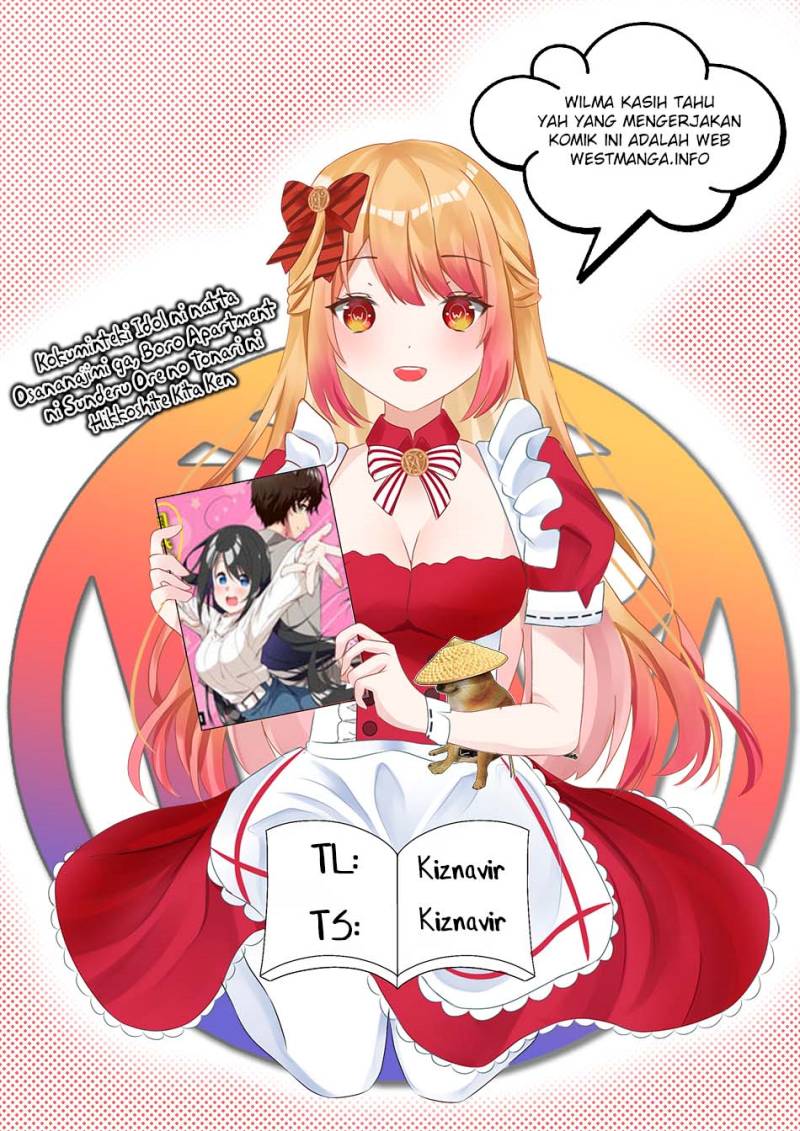 Kokuminteki Idol ni natta Osananajimi ga, Boro Apartment ni Sunderu Ore no Tonari ni Hikkoshite Kita Ken Chapter 03.1 Gambar 1