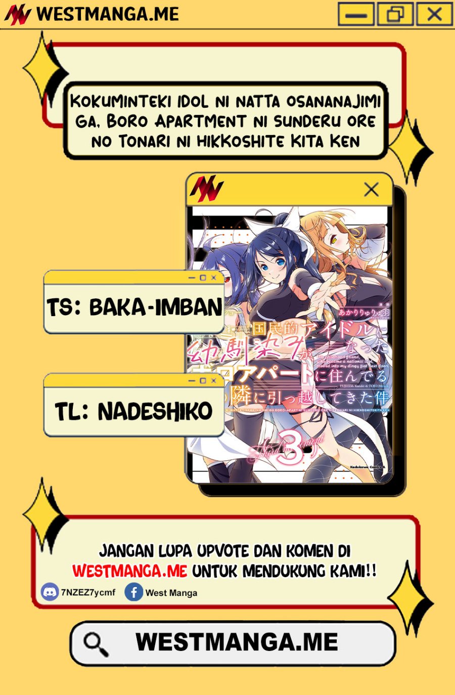Kokuminteki Idol ni natta Osananajimi ga, Boro Apartment ni Sunderu Ore no Tonari ni Hikkoshite Kita Ken Chapter 06 Gambar 2