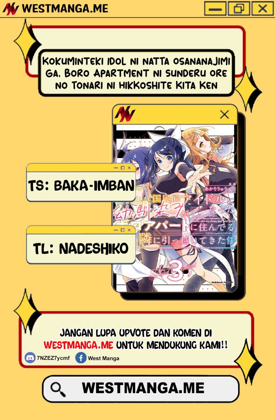 Kokuminteki Idol ni natta Osananajimi ga, Boro Apartment ni Sunderu Ore no Tonari ni Hikkoshite Kita Ken Chapter 10 Gambar 2