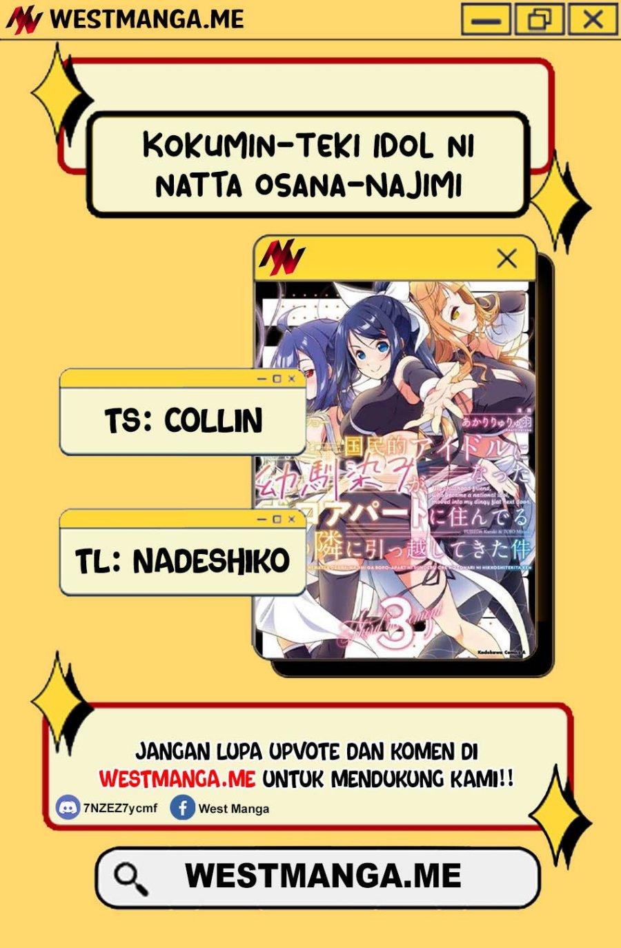 Kokuminteki Idol ni natta Osananajimi ga, Boro Apartment ni Sunderu Ore no Tonari ni Hikkoshite Kita Ken Chapter 13 Gambar 4