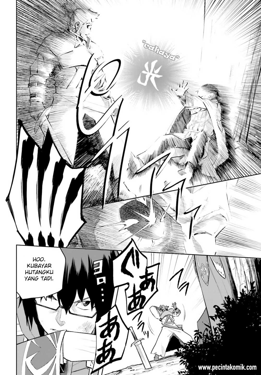 Konjiki no Moji Tsukai Chapter 09 Gambar 21