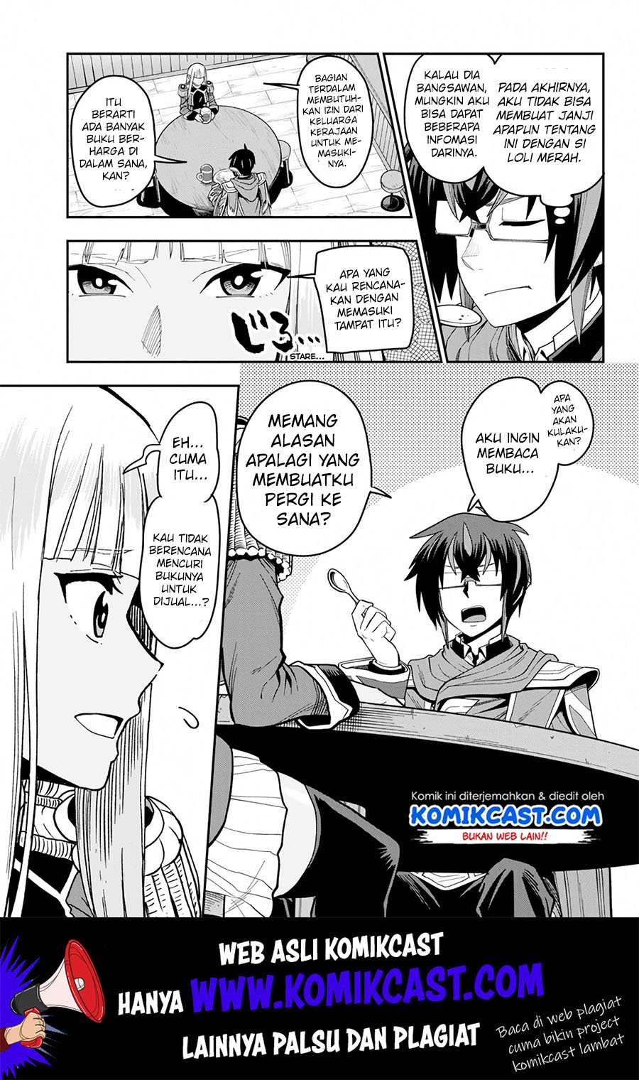 Konjiki no Moji Tsukai Chapter 57 Gambar 25
