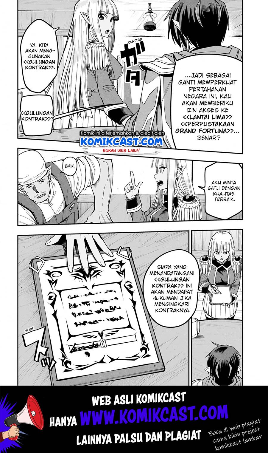 Konjiki no Moji Tsukai Chapter 58 Gambar 9