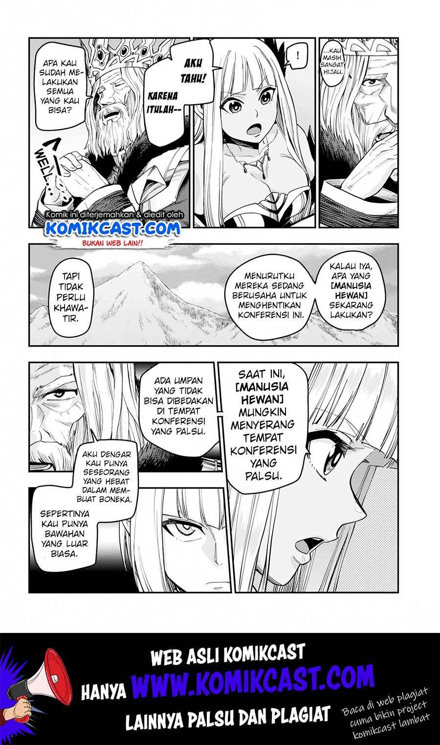 Konjiki no Moji Tsukai Chapter 59 Gambar 15