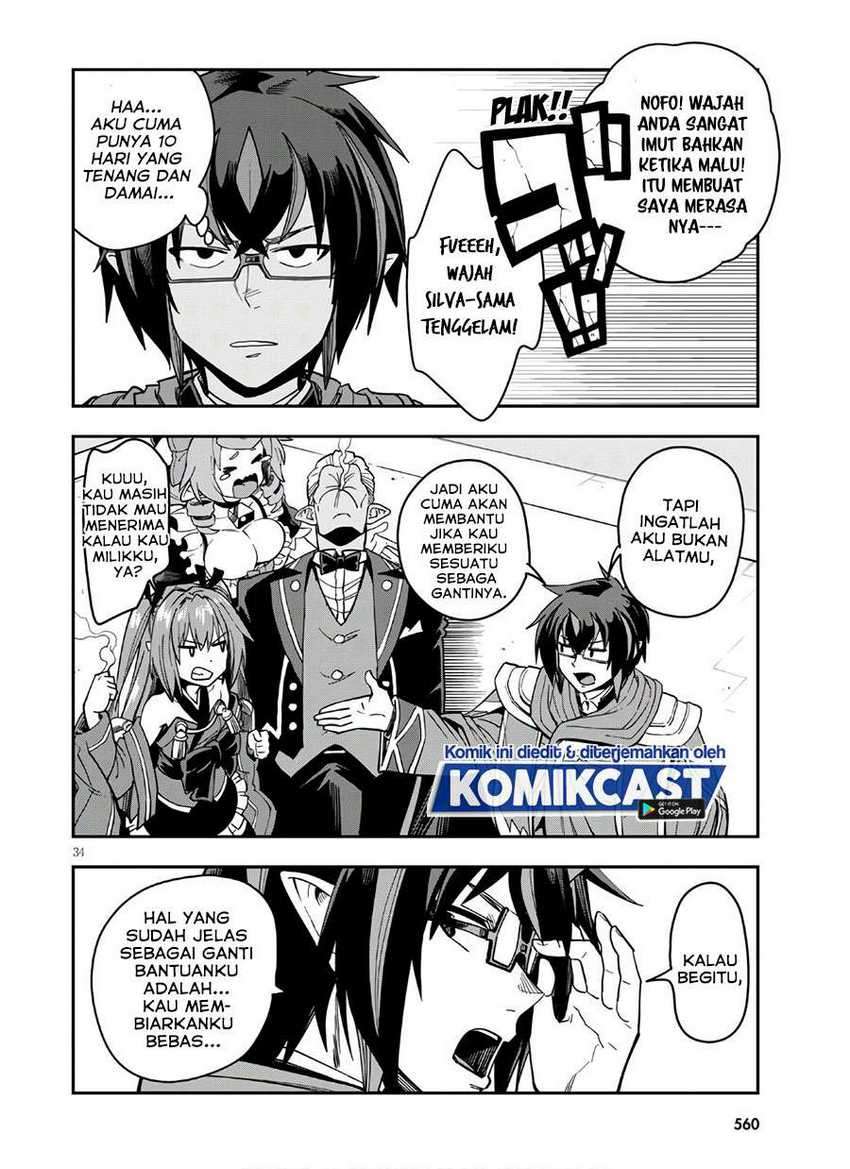 Konjiki no Moji Tsukai Chapter 70 Gambar 34
