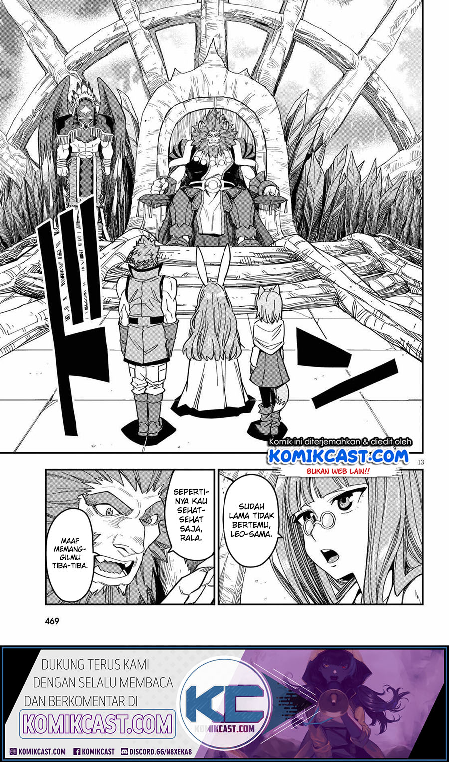 Konjiki no Moji Tsukai Chapter 76 Gambar 15