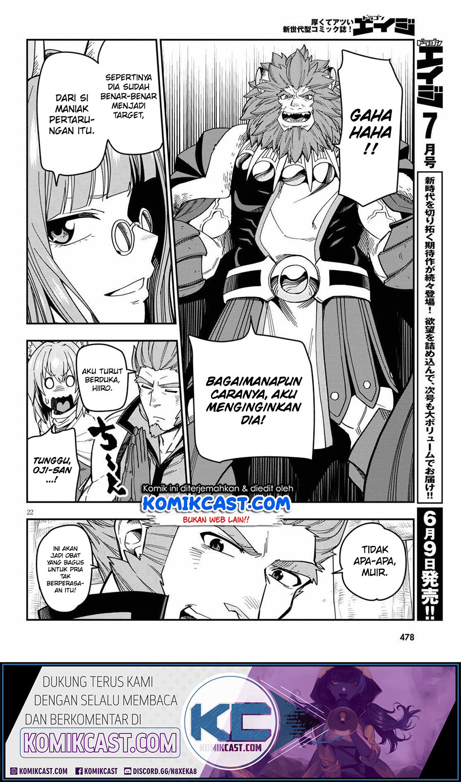 Konjiki no Moji Tsukai Chapter 76 Gambar 24