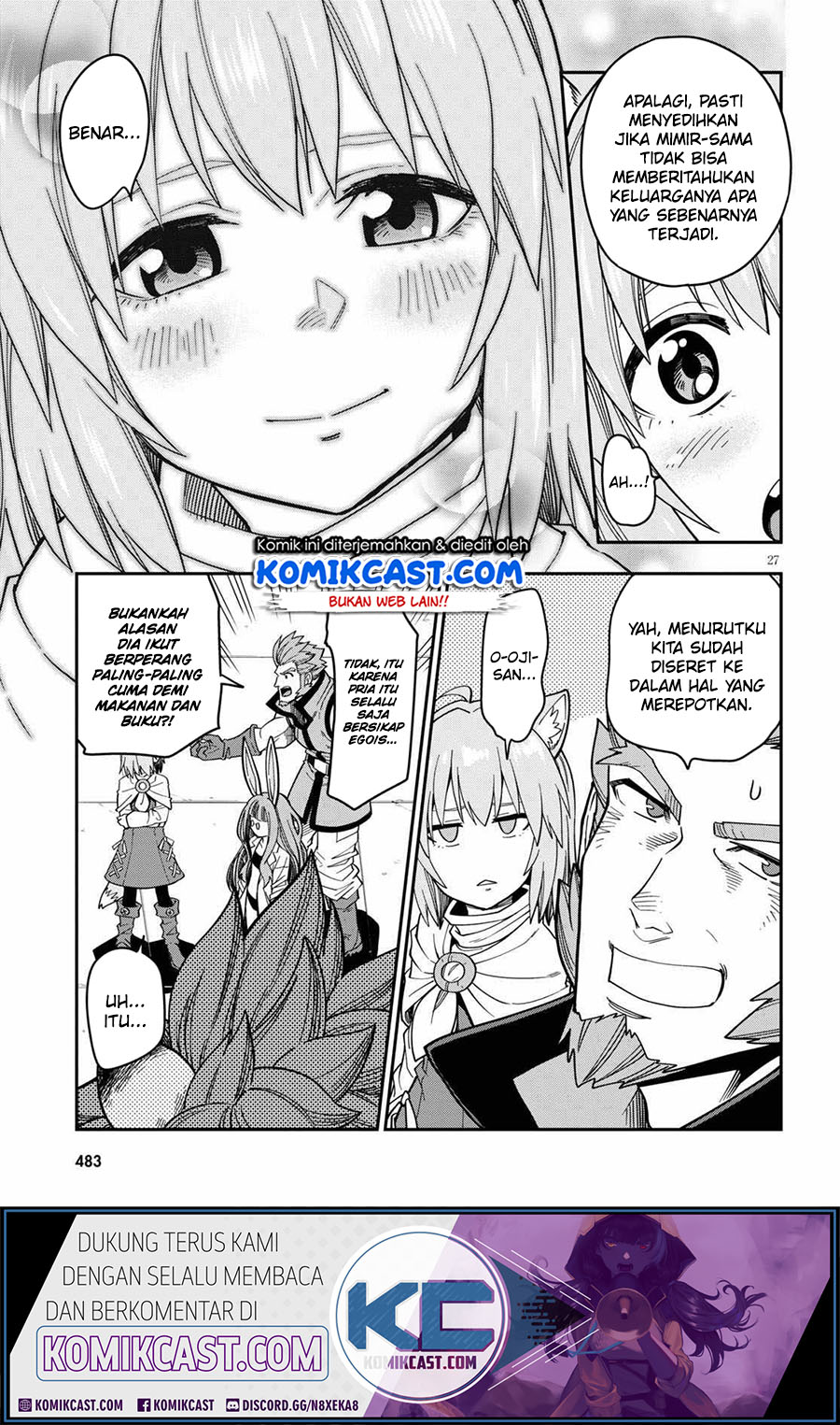 Konjiki no Moji Tsukai Chapter 76 Gambar 29