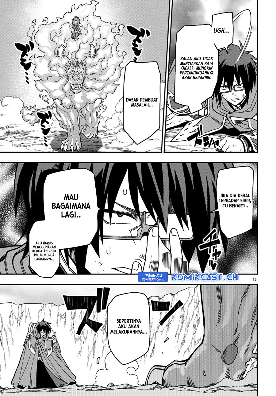 Konjiki no Moji Tsukai Chapter 93 Gambar 15
