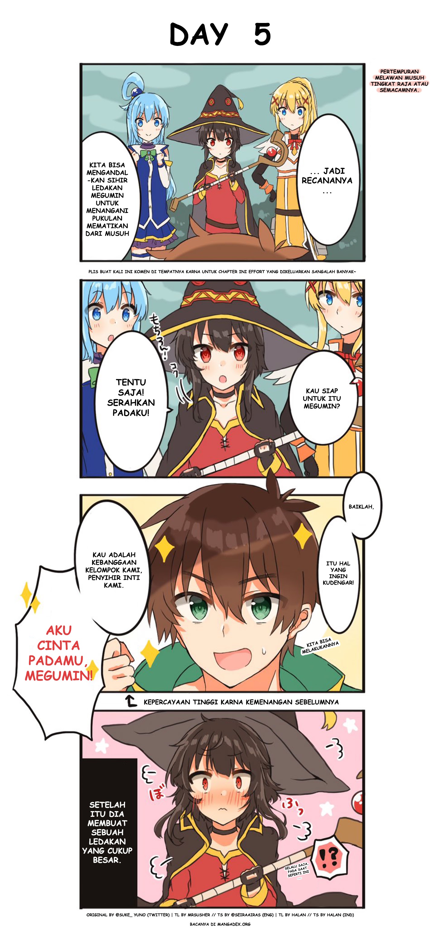Kono Subarashii Sekai ni Shukufuku wo! – KazuMegu will get married in 100 days Chapter 05 Gambar 1