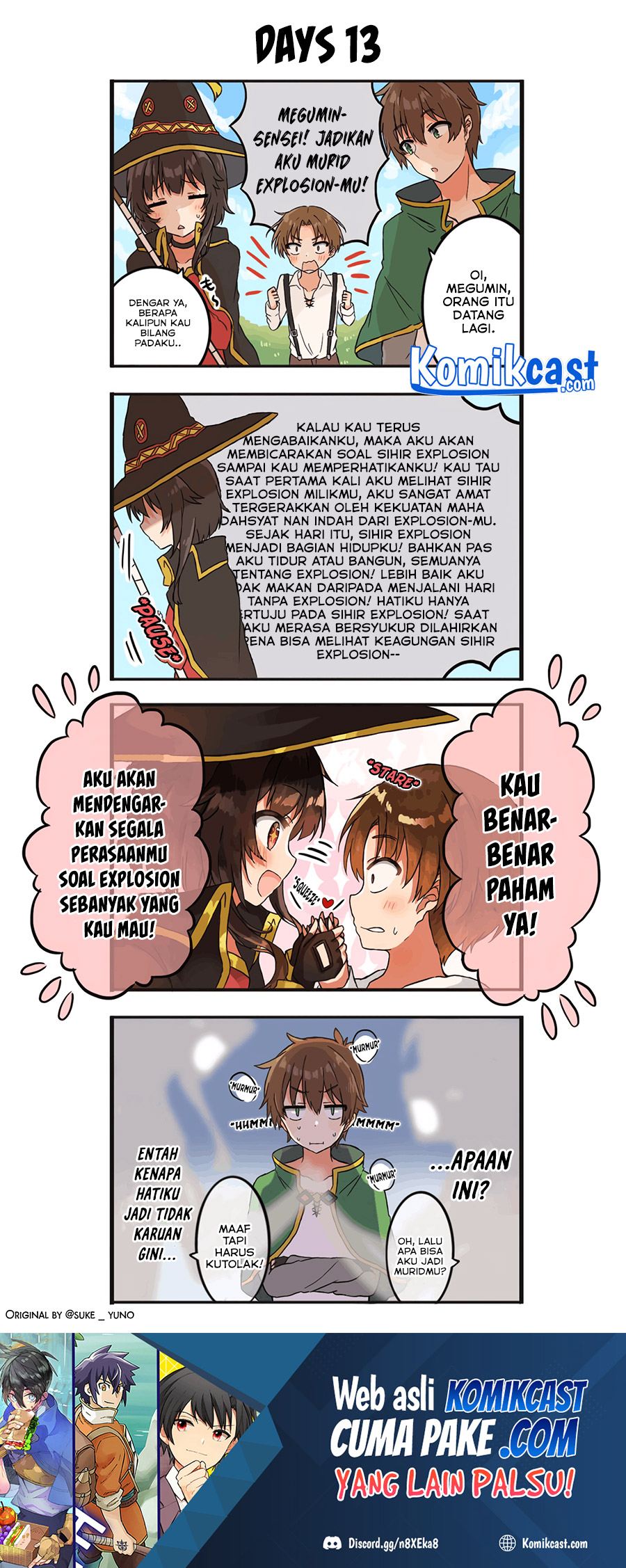 Kono Subarashii Sekai ni Shukufuku wo! – KazuMegu will get married in 100 days Chapter 13 Gambar 2