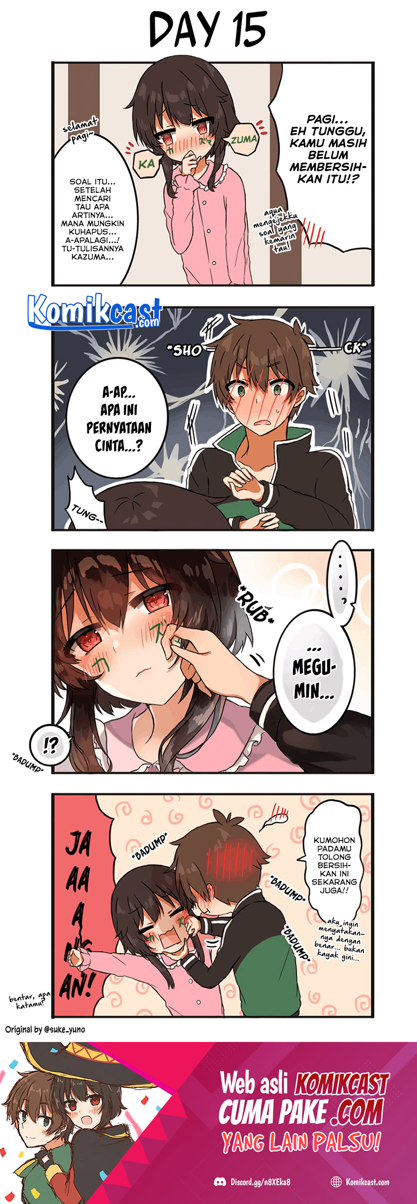 Kono Subarashii Sekai ni Shukufuku wo! – KazuMegu will get married in 100 days Chapter 15 Gambar 2