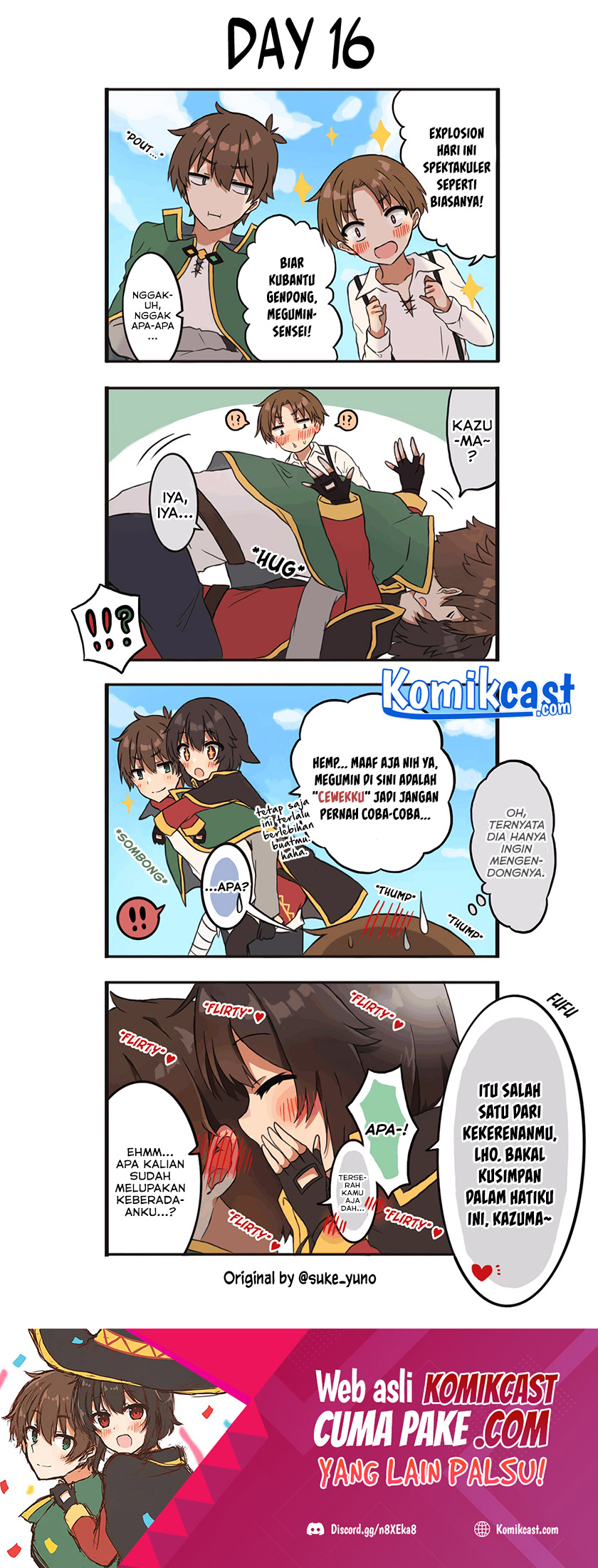 Kono Subarashii Sekai ni Shukufuku wo! – KazuMegu will get married in 100 days Chapter 16 Gambar 2