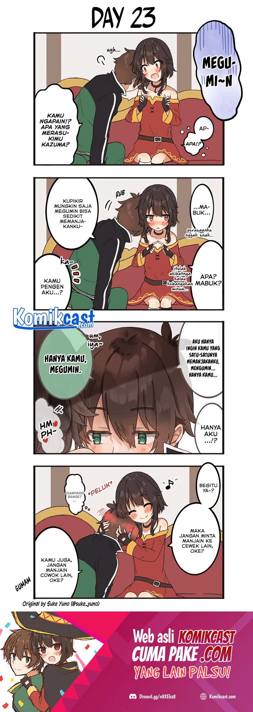 Kono Subarashii Sekai ni Shukufuku wo! – KazuMegu will get married in 100 days Chapter 23 Gambar 2