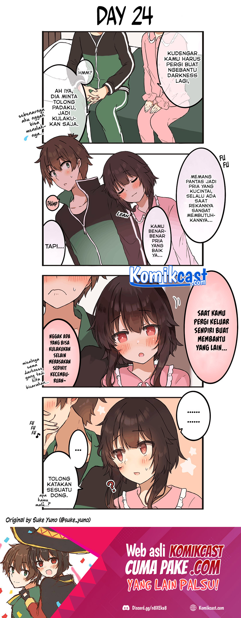 Kono Subarashii Sekai ni Shukufuku wo! – KazuMegu will get married in 100 days Chapter 24 Gambar 2