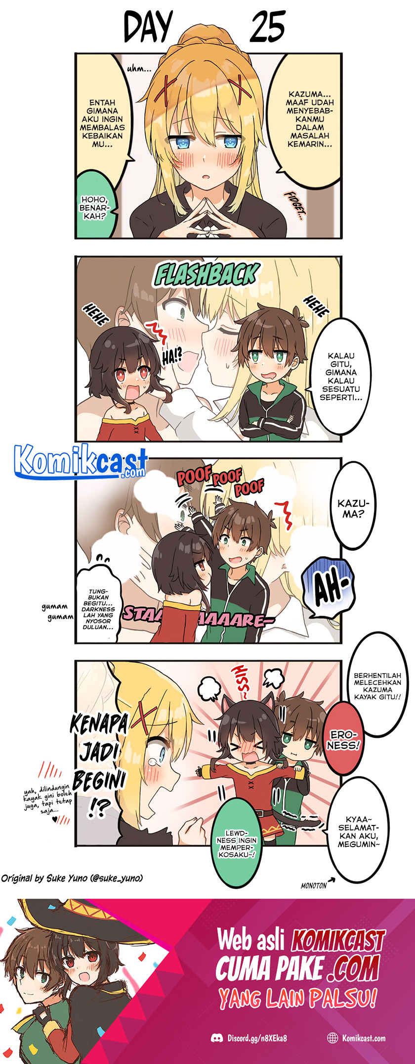 Kono Subarashii Sekai ni Shukufuku wo! – KazuMegu will get married in 100 days Chapter 25 Gambar 2