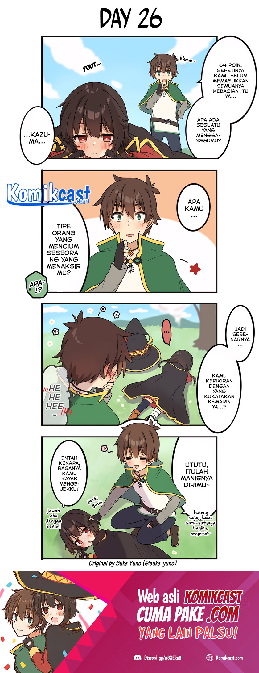 Kono Subarashii Sekai ni Shukufuku wo! – KazuMegu will get married in 100 days Chapter 26 Gambar 2