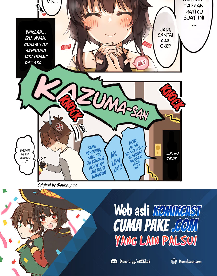 Kono Subarashii Sekai ni Shukufuku wo! – KazuMegu will get married in 100 days Chapter 29 Gambar 3