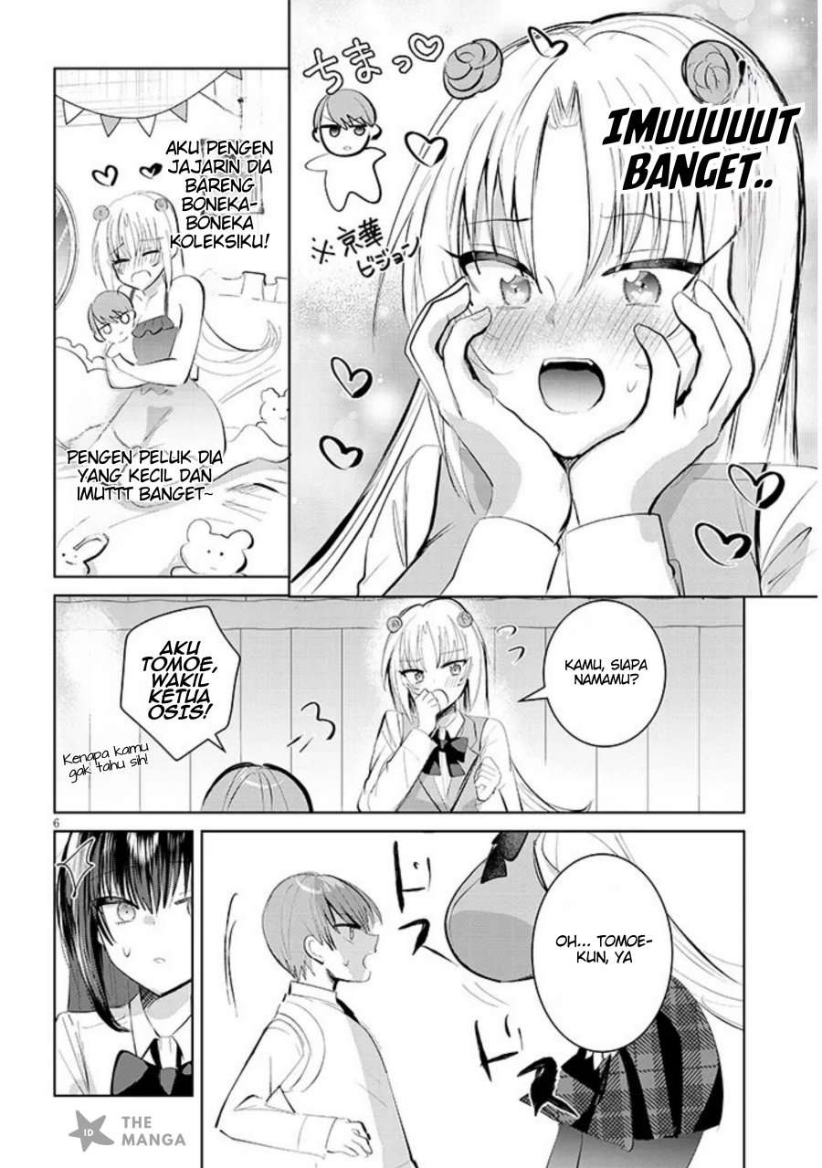 Kotowarenai Kaichou wa Tomoe-kun ni Dake shite Agetai Chapter 08 Gambar 7