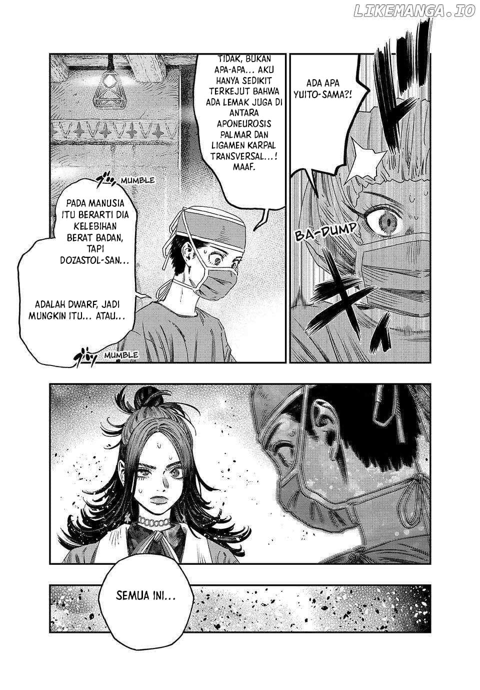 Koudou ni Hattatsu Shita Igaku wa Mahou to Kubetsu ga Tsukanai (THE ISEKAI DOCTOR) Chapter 33 Gambar 34