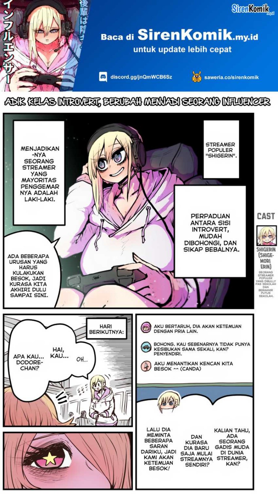 Kouhai wa Inkya Agari no Infuruensaa Chapter 19 Gambar 2