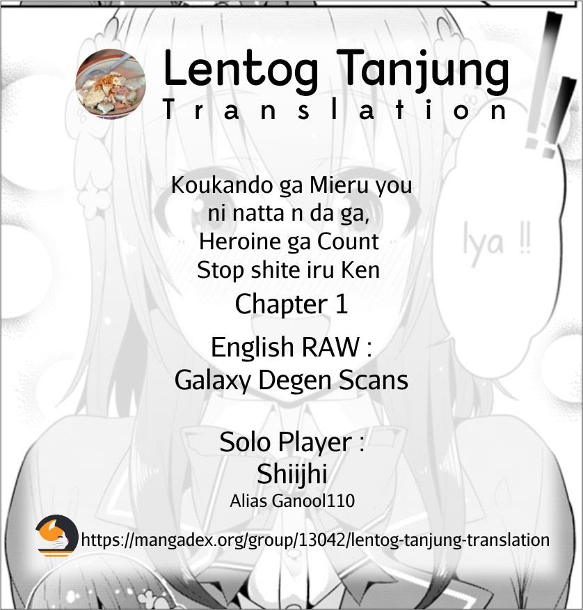 Koukando ga Mieru you ni natta n da ga, Heroine ga Count Stop shite iru Ken Chapter 01 Gambar 37