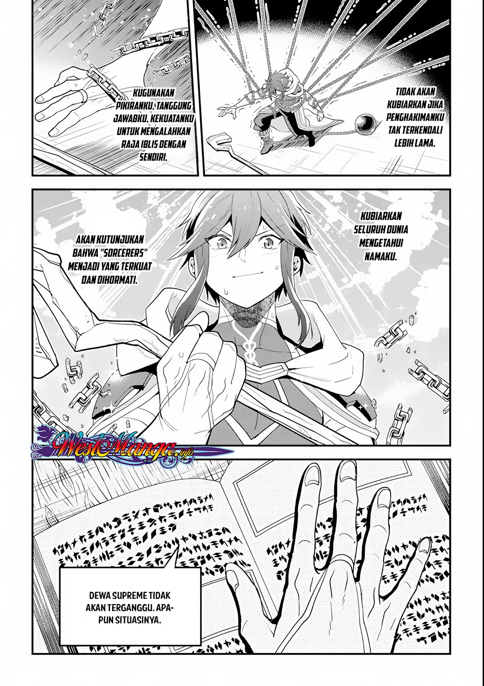 Kouryakuhon o Kushi Suru Saikyou no Mahoutsukai ~”meirei sa sero” to wa Iwa Senai Oreryuu Mao Tobatsu Saizen Ruuto ~ Chapter 01 Gambar 32