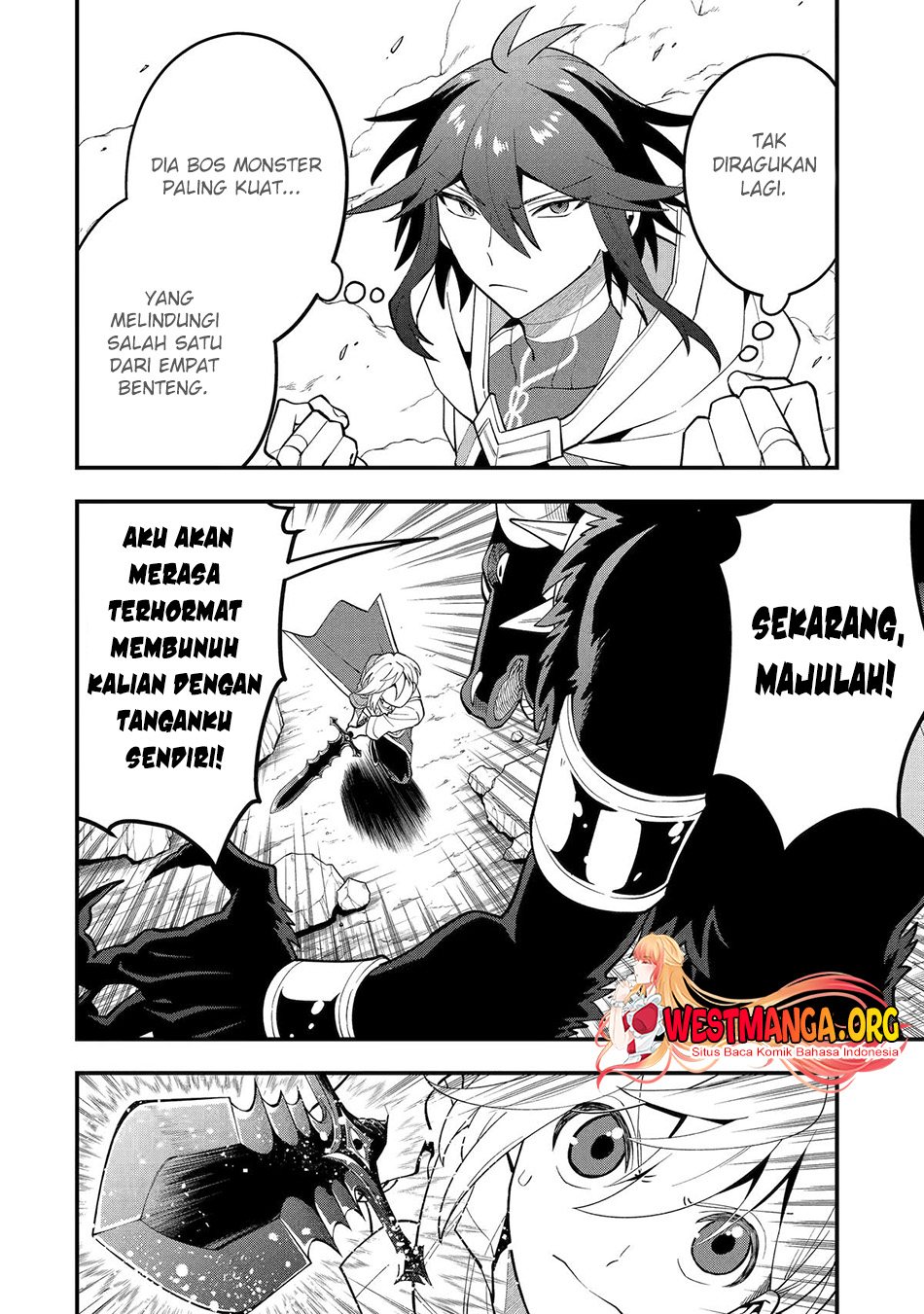 Kouryakuhon o Kushi Suru Saikyou no Mahoutsukai ~”meirei sa sero” to wa Iwa Senai Oreryuu Mao Tobatsu Saizen Ruuto ~ Chapter 54 Gambar 5
