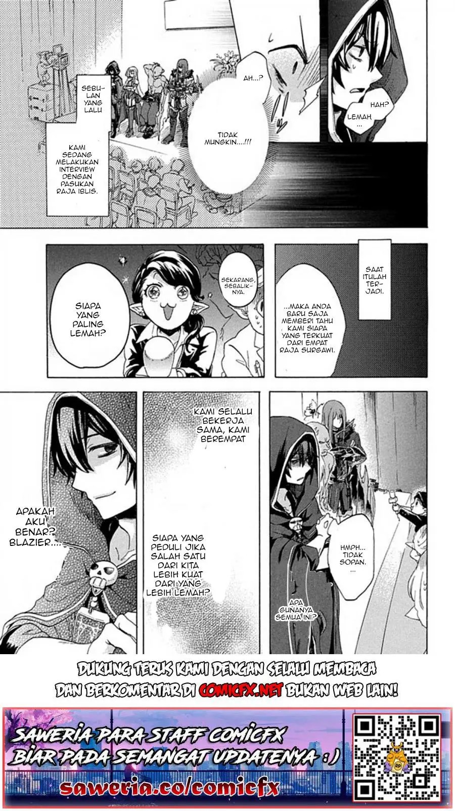 “Kukuku… He is the weakest of the Four Heavenly Monarchs.” I was dismissed from my job but somehow I became the master of a hero and a holy maiden. Chapter 01 Gambar 6