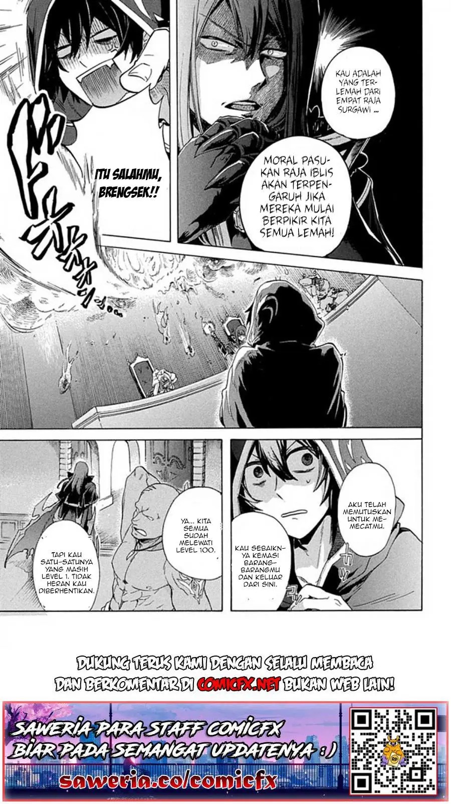“Kukuku… He is the weakest of the Four Heavenly Monarchs.” I was dismissed from my job but somehow I became the master of a hero and a holy maiden. Chapter 01 Gambar 8