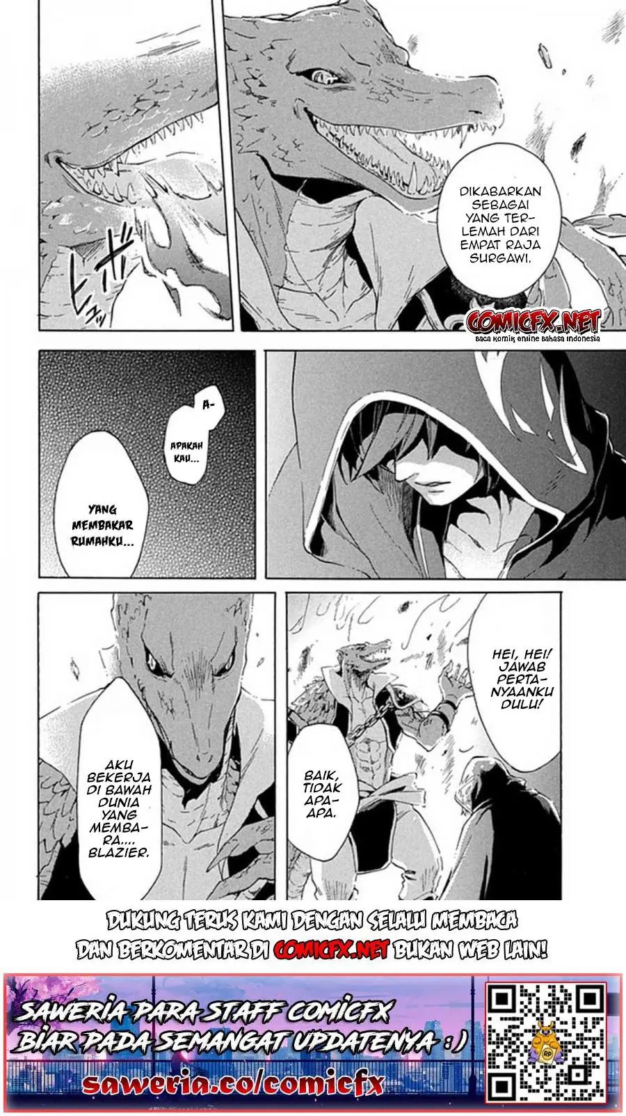 “Kukuku… He is the weakest of the Four Heavenly Monarchs.” I was dismissed from my job but somehow I became the master of a hero and a holy maiden. Chapter 01 Gambar 13