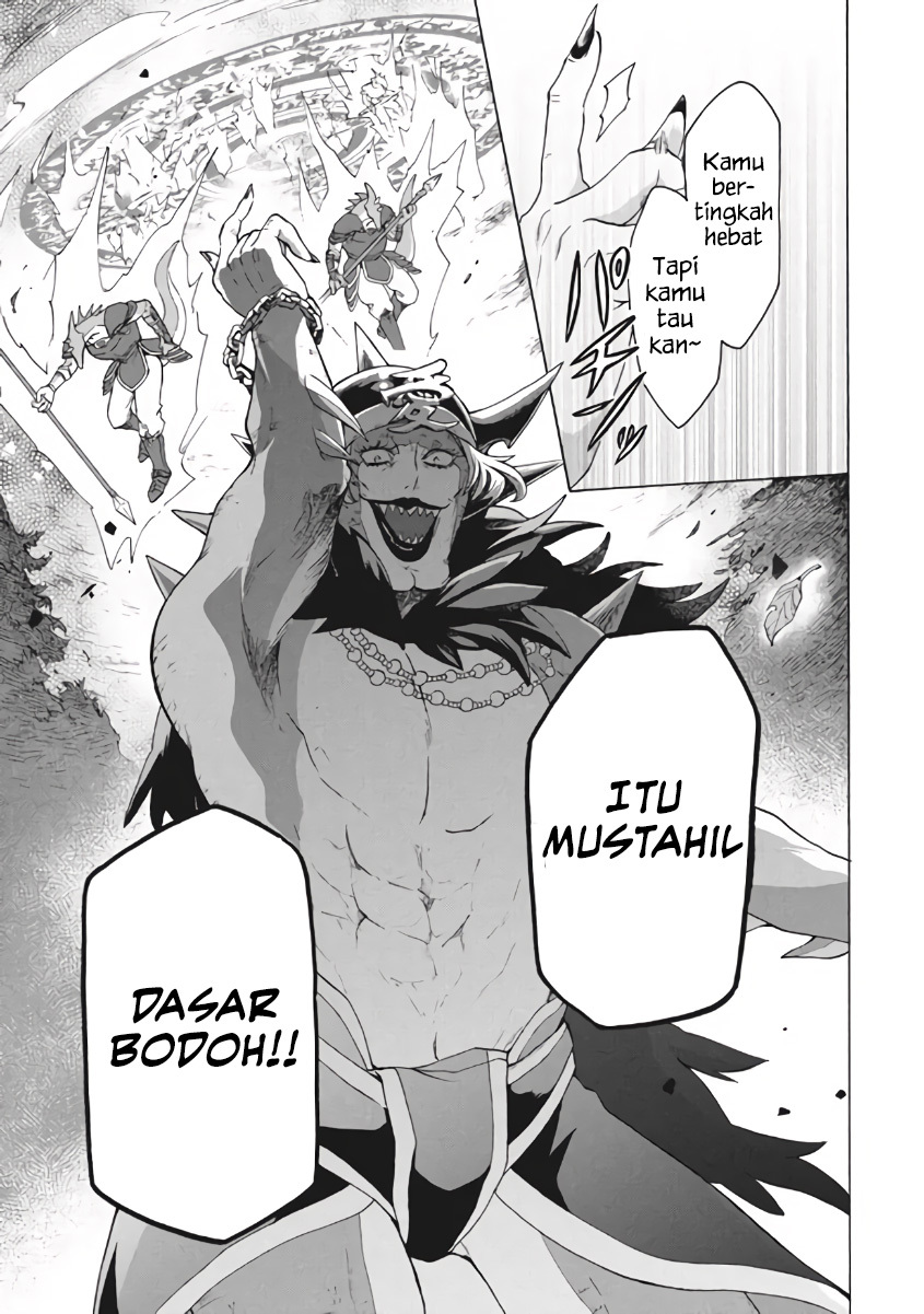 “Kukuku… He is the weakest of the Four Heavenly Monarchs.” I was dismissed from my job but somehow I became the master of a hero and a holy maiden. Chapter 09.1 Gambar 14