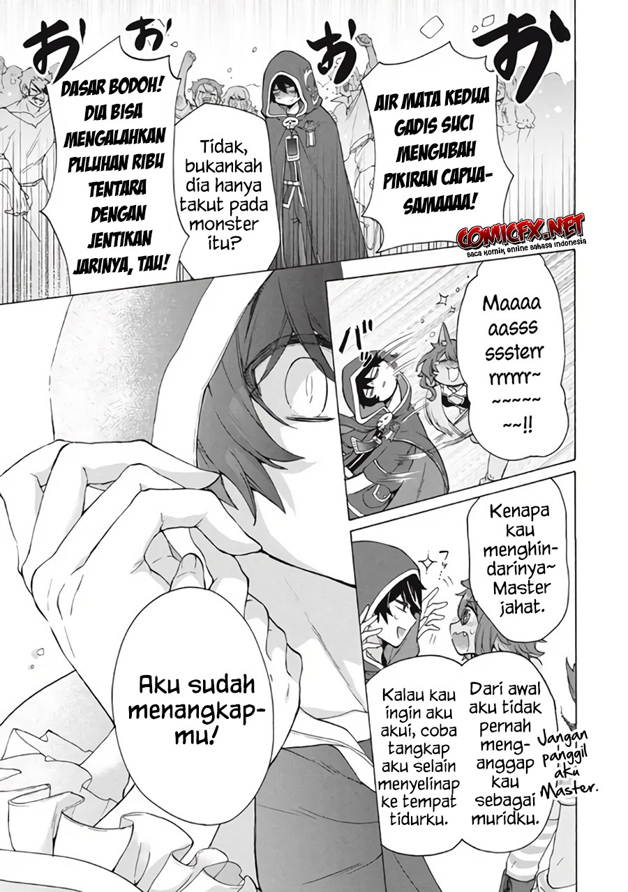 “Kukuku… He is the weakest of the Four Heavenly Monarchs.” I was dismissed from my job but somehow I became the master of a hero and a holy maiden. Chapter 10.2 Gambar 16