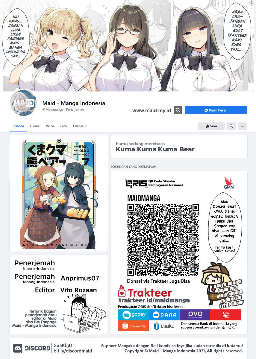 Kuma Kuma Kuma Bear Chapter 73 Gambar 2