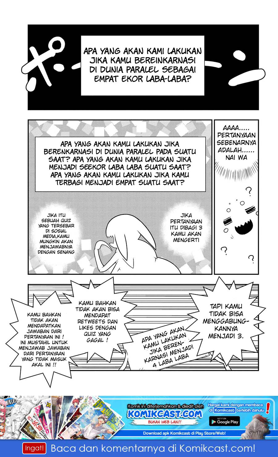 Kumo Desu ga, Nani ka? Daily Life of the Four Spider Sisters Chapter 01 Gambar 2