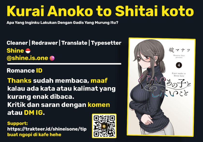 Kurai Anoko to Shitai koto Chapter 40 Gambar 14