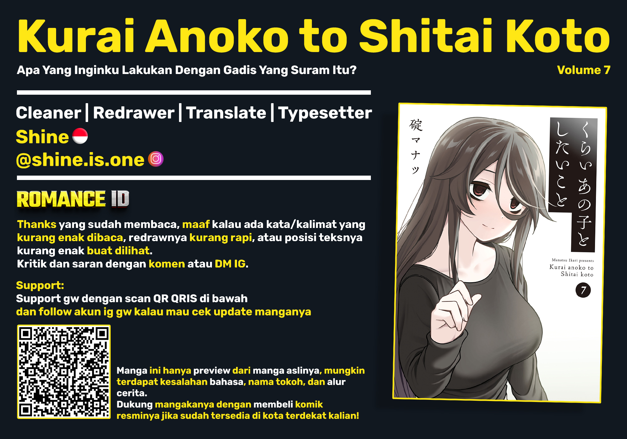 Kurai Anoko to Shitai koto Chapter 88 Gambar 15